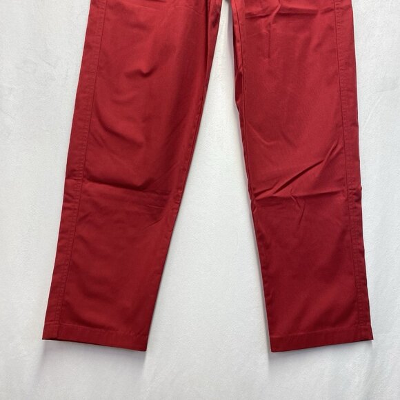 S.C.R.U.B.S. Drawstring Mid-Rise Straight Leg Pants Women Sz XXS Petite Red New - Picture 12 of 15